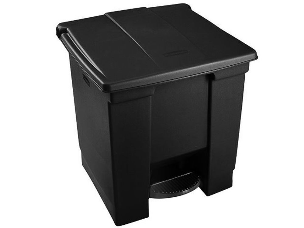Estrategias Contenedor Rubbermaid De Pedal 30 Lt Negro 2089825